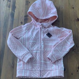 Burton 2T pink mud cloth hoodie